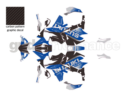 SUZUKI GSX-S1000 GX Graphic Decal Sticker Kit (0-1.Carbon)