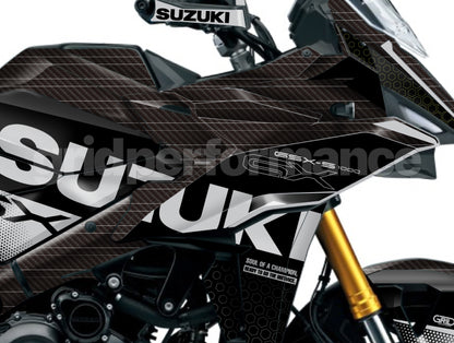 SUZUKI GSX-S1000 GX Graphic Decal Sticker Kit (0-3.Carbon)
