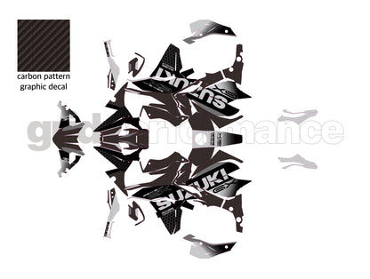 SUZUKI GSX-S1000 GX Graphic Decal Sticker Kit (0-3.Carbon)