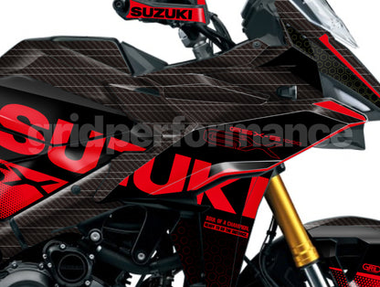 SUZUKI GSX-S1000 GX Graphic Decal Sticker Kit (0-4.Carbon)