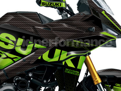 SUZUKI GSX-S1000 GX Graphic Decal Sticker Kit (0-5.Carbon)