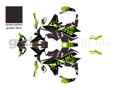 SUZUKI GSX-S1000 GX Graphic Decal Sticker Kit (0-5.Carbon)