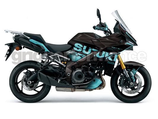 SUZUKI GSX-S1000 GX Graphic Decal Sticker Kit (0-6.Carbon)