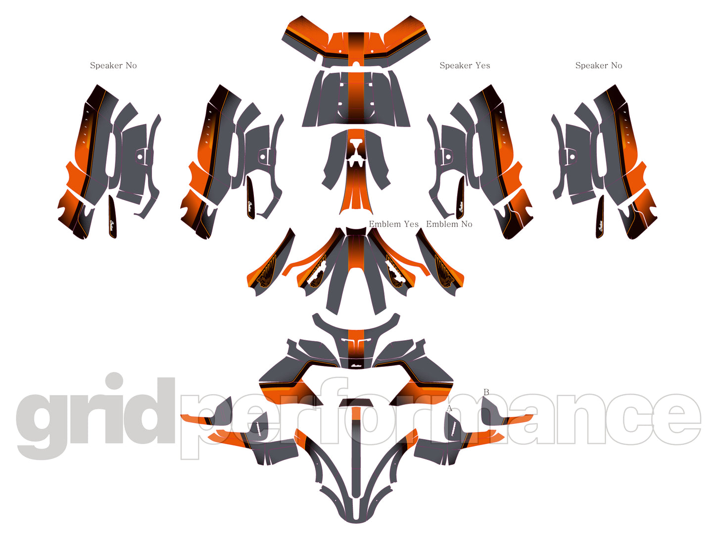 2022~2026 Indian Pursuit Graphic Full Decal Kit (1-3)