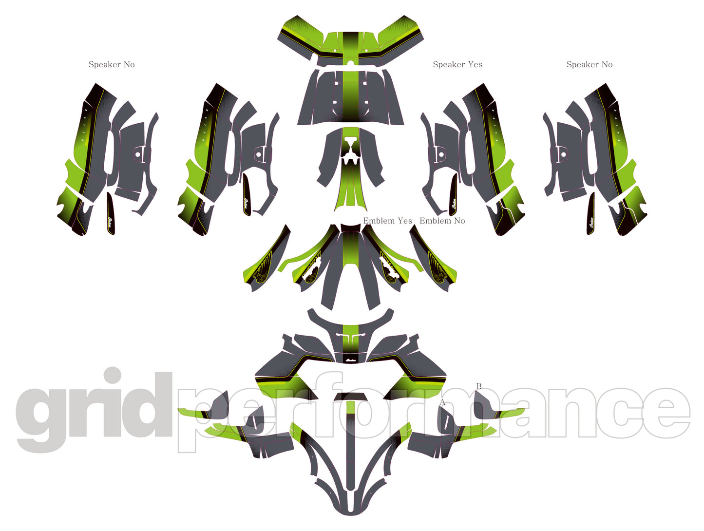 2022~2026 Indian Pursuit Graphic Full Decal Kit (1-4)