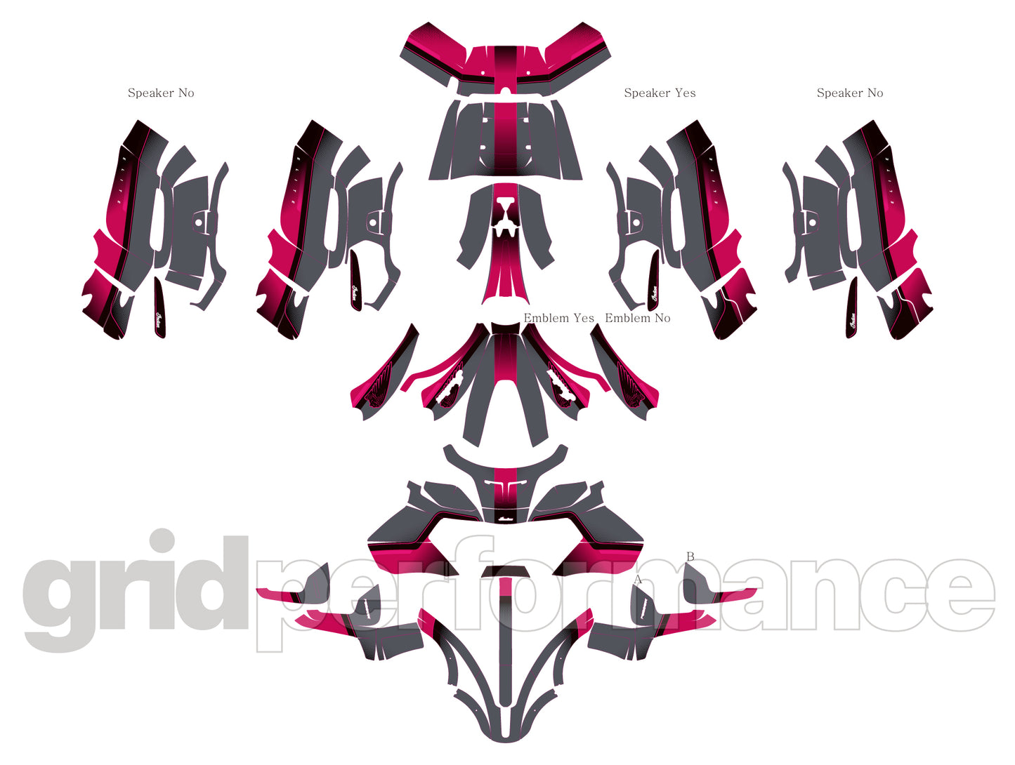 2022~2026 Indian Pursuit Graphic Full Decal Kit (1-5)