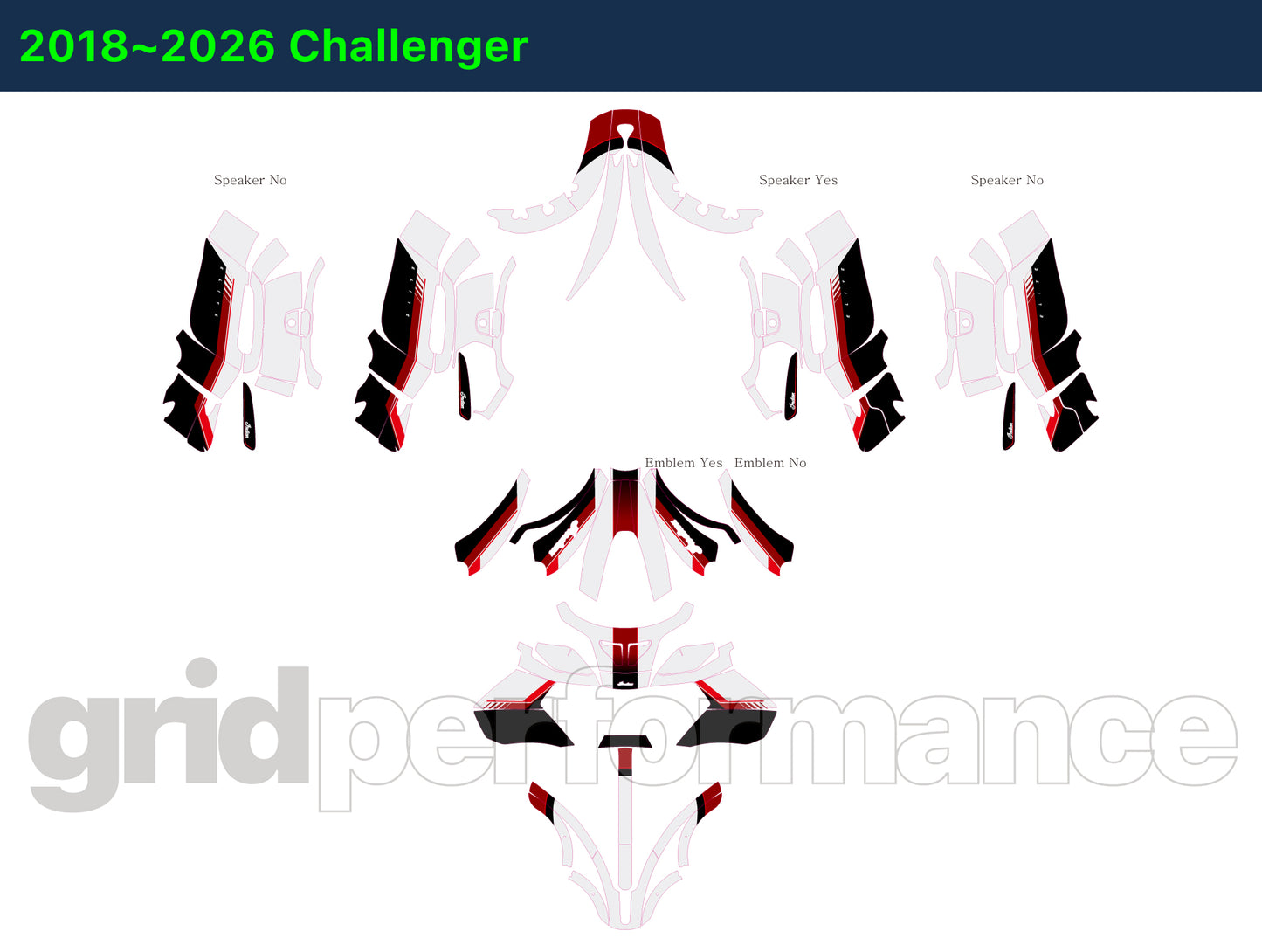 Indian Pursuit Challenger Graphic Full Decal Kit (2-1)