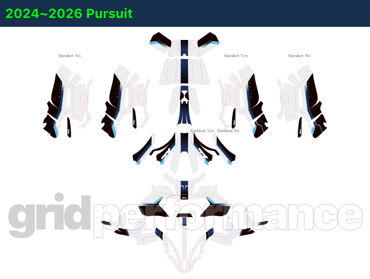 Indian Pursuit Challenger Graphic Full Decal Kit (2-3)