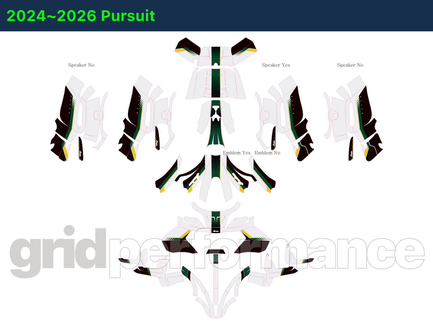 Indian Pursuit Challenger Graphic Full Decal Kit (2-4)