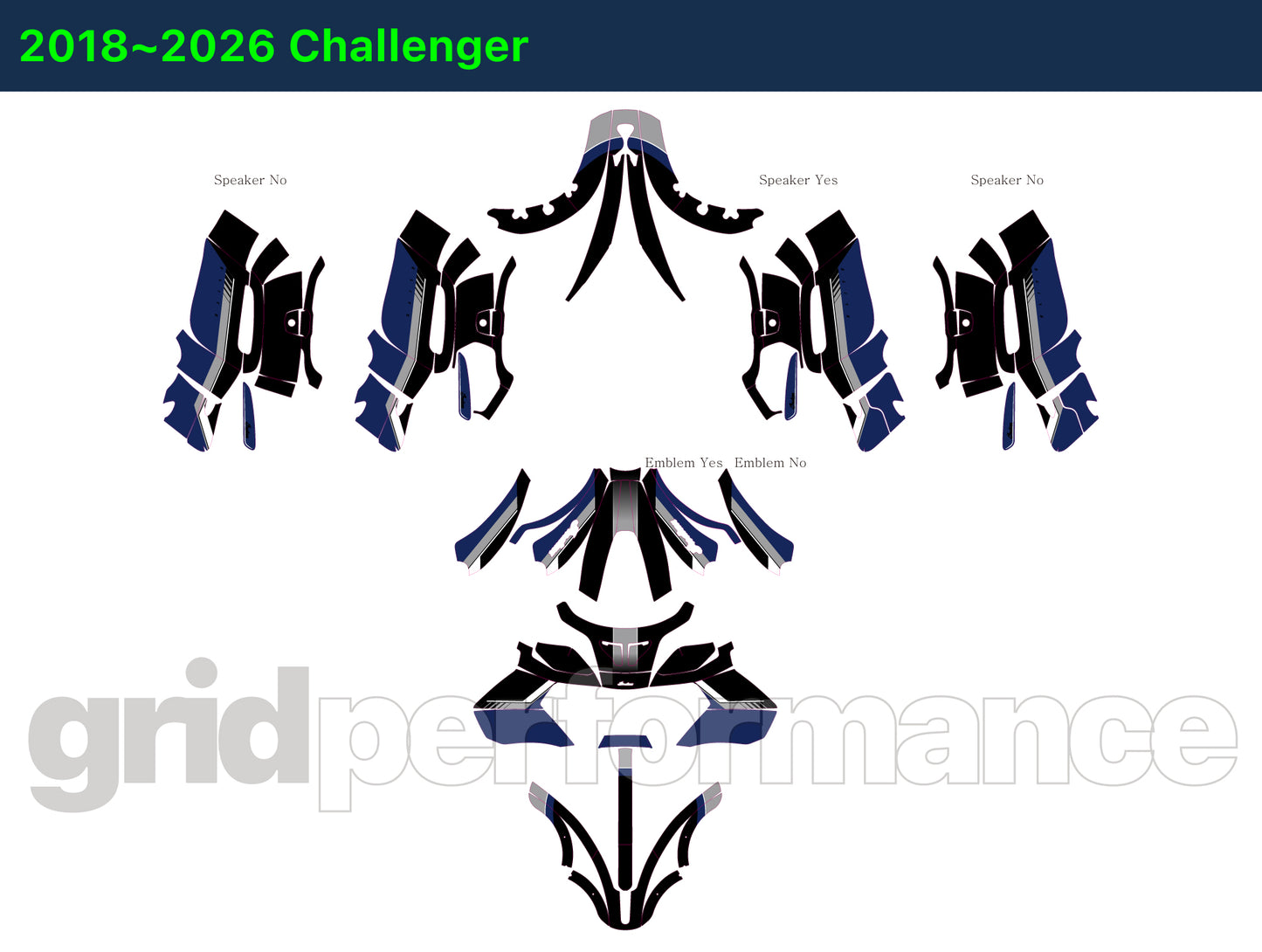 Indian Pursuit Challenger Graphic Full Decal Kit (2-6)