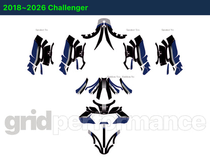 Indian Pursuit Challenger Graphic Full Decal Kit (2-6)