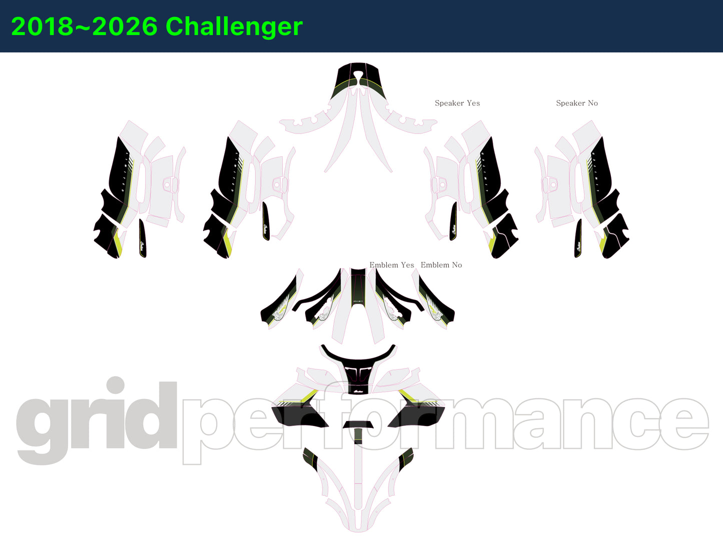 Indian Pursuit Challenger Graphic Full Decal Kit (4-2)