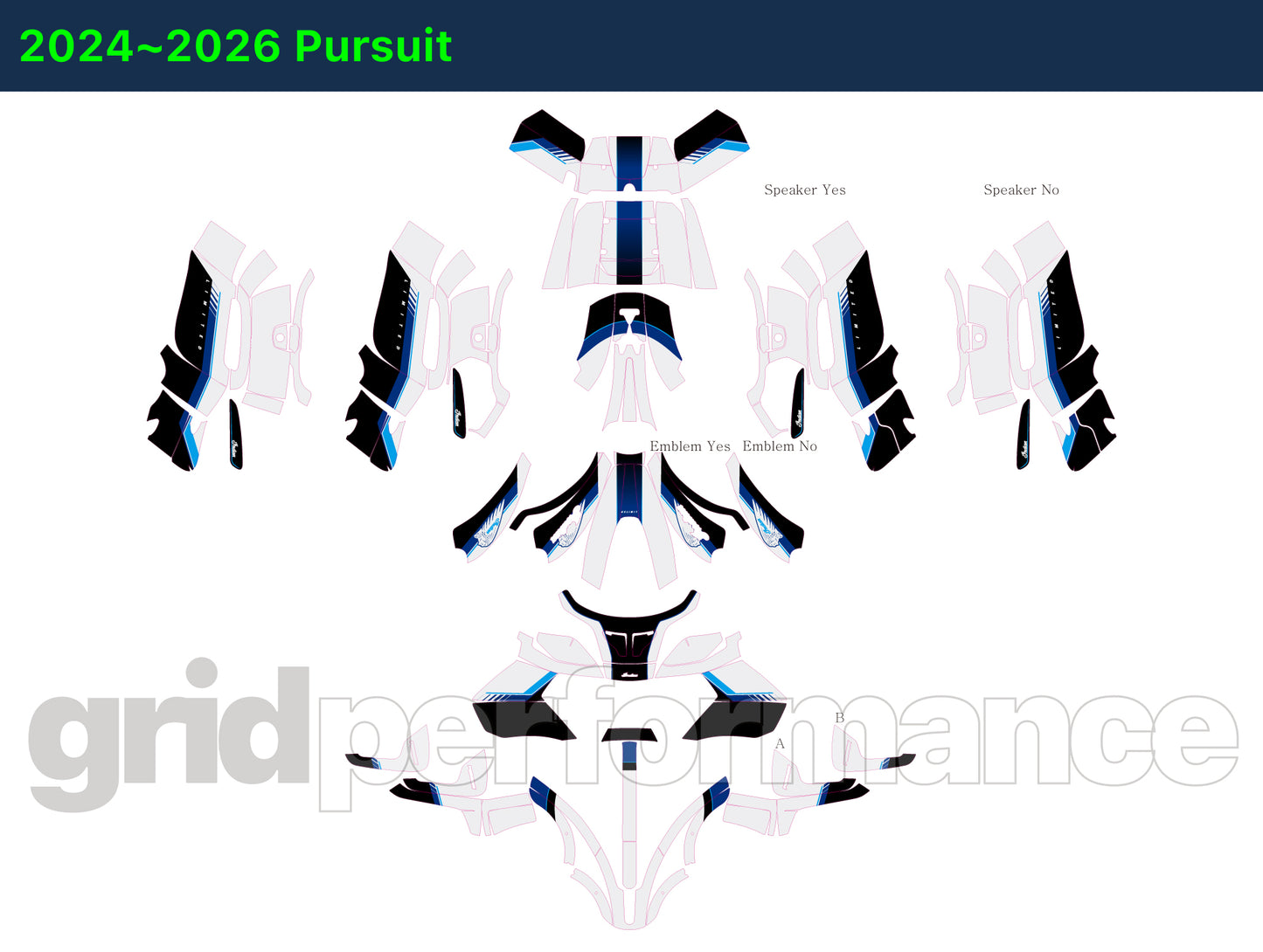 Indian Pursuit Challenger Graphic Full Decal Kit (4-3)
