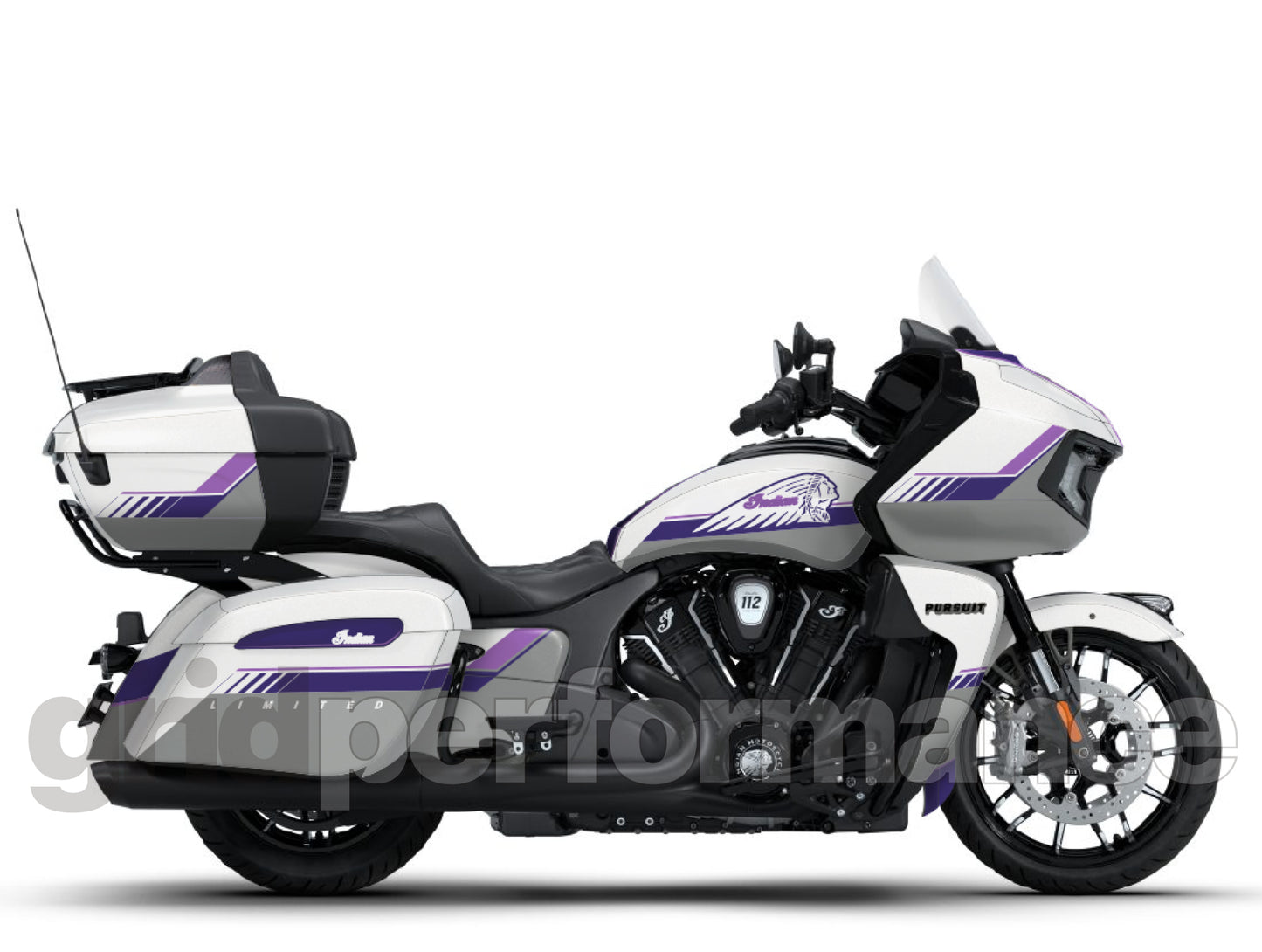 Indian Pursuit Challenger Graphic Full Decal Kit (4-4)
