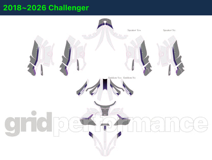 Indian Pursuit Challenger Graphic Full Decal Kit (4-4)