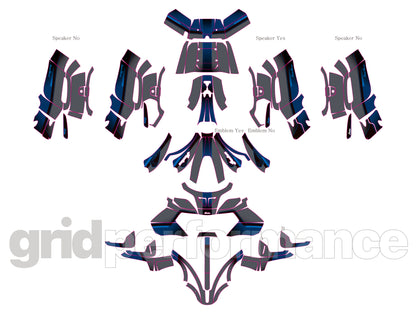 Indian Pursuit Challenger Graphic Full Decal Kit (5-1.Dark Horse)