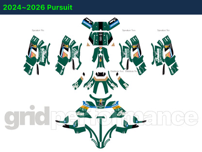 Indian Pursuit Challenger Roadmaster 112 Graphic Full Decal Kit (6-4.King Bagger Racing 23)