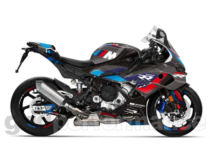 Motorcycle Fairing Decal Vinyl Sticker Kit – For BMW S1000RR Type (1-3.M)