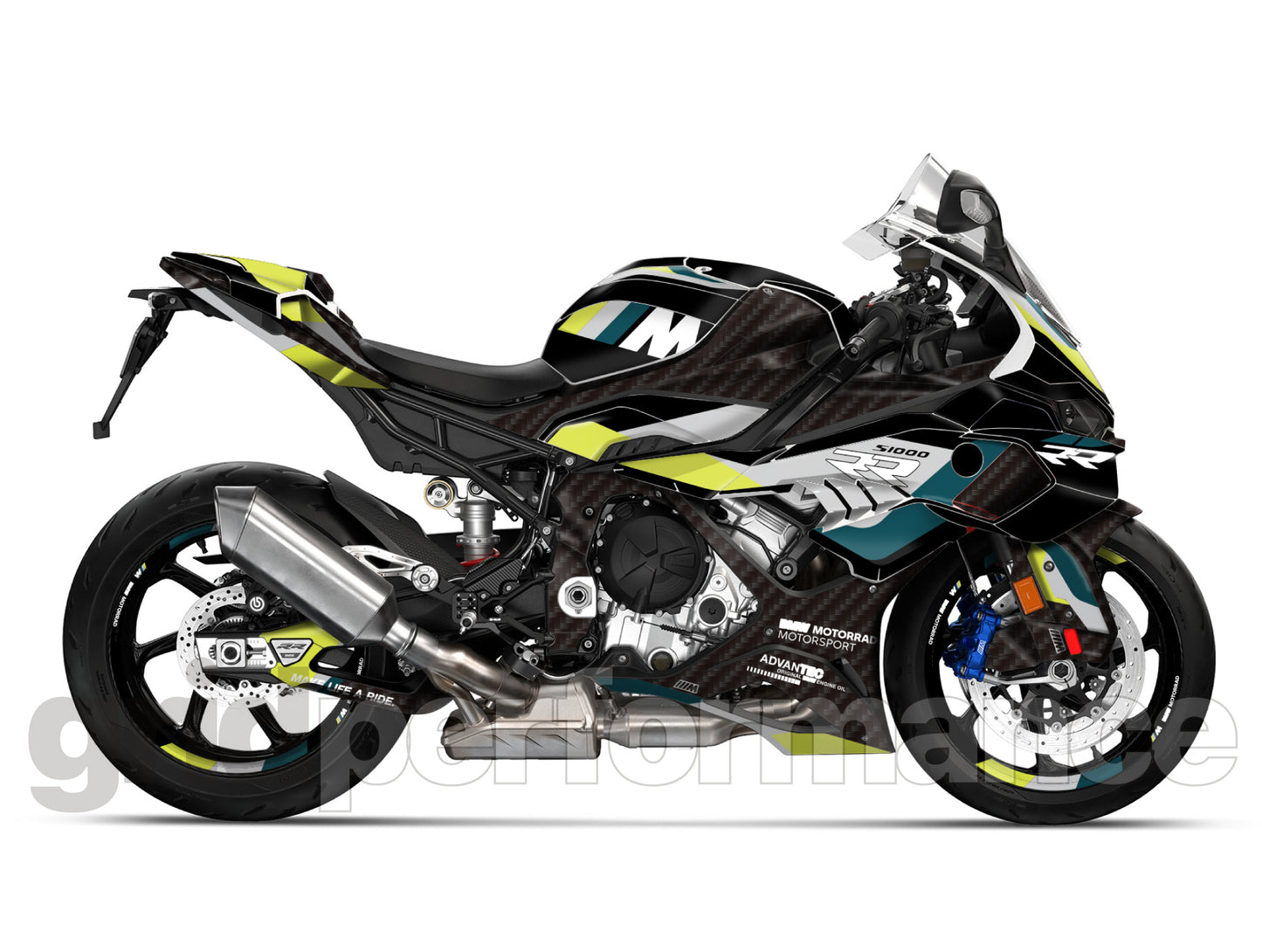 Motorcycle Fairing Decal Vinyl Sticker Kit – For BMW S1000RR Type (1-4.M)