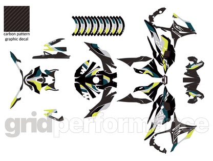 Motorcycle Fairing Decal Vinyl Sticker Kit – For BMW S1000RR Type (1-4.M)