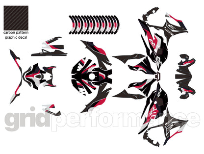 Motorcycle Fairing Decal Vinyl Sticker Kit – For BMW S1000RR Type (1-5.M)