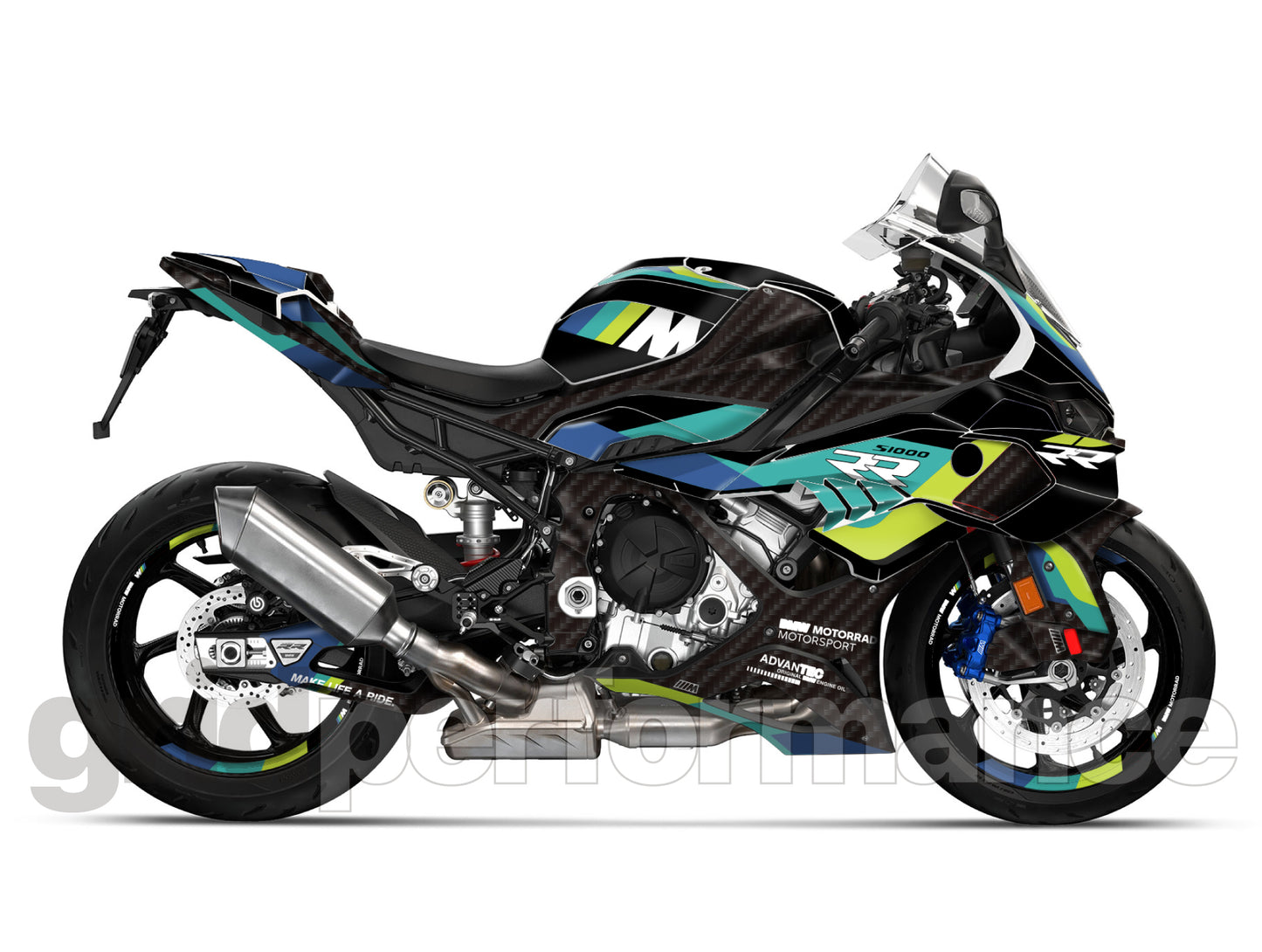 Motorcycle Fairing Decal Vinyl Sticker Kit – For BMW S1000RR Type (1-6.M)