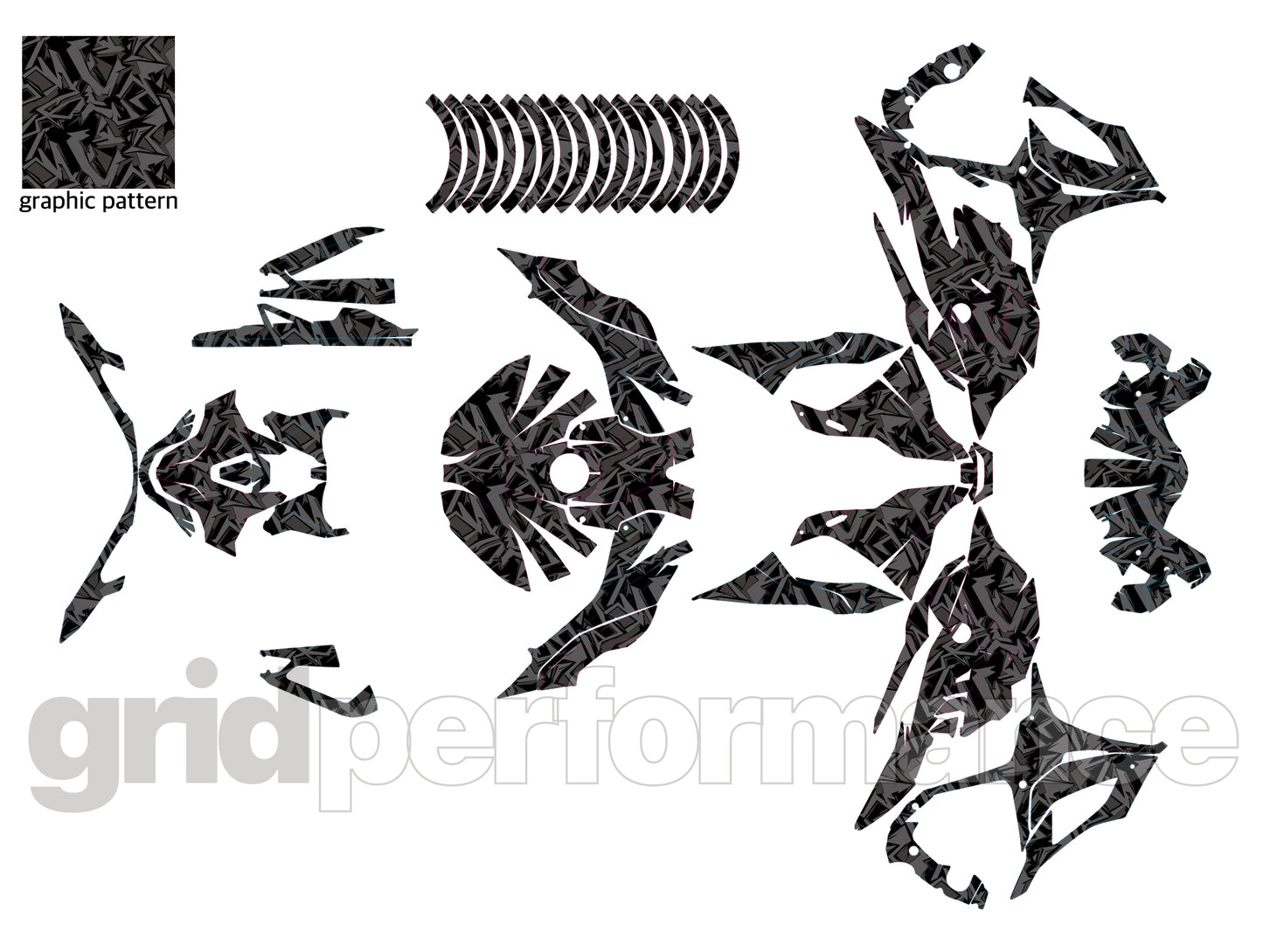 S1000RR Full Graphic Vinyl Decal Kit (2-3)