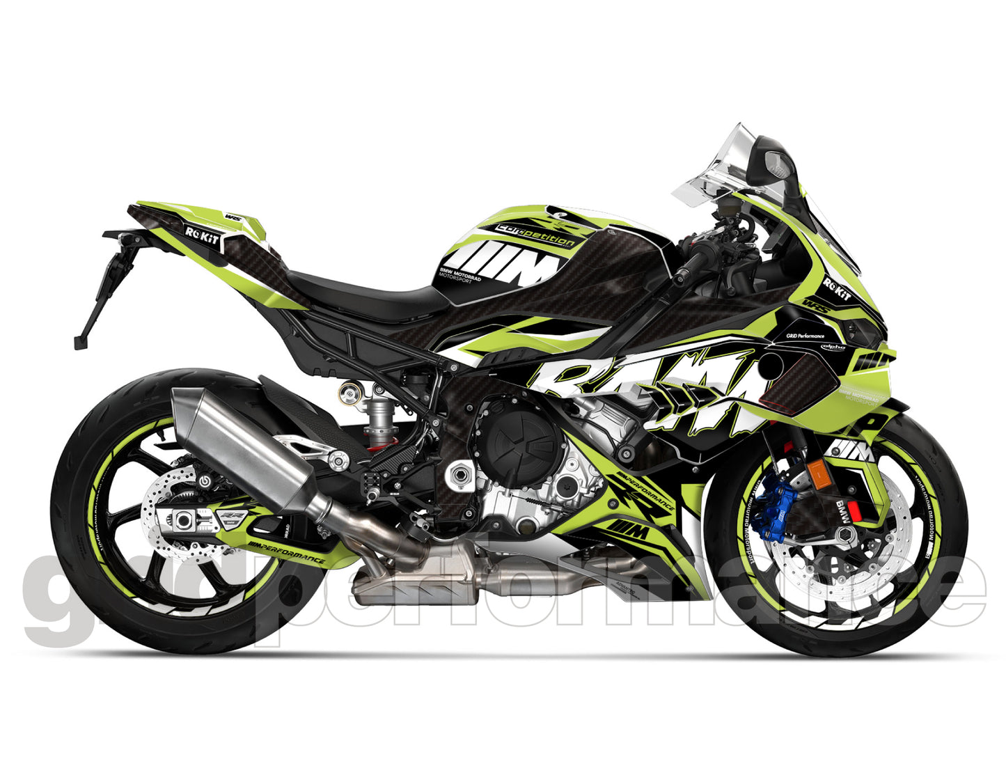 S1000RR Full Graphic Vinyl Decal Kit (4-4.RCM)