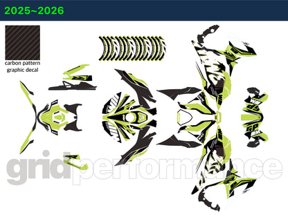 S1000RR Full Graphic Vinyl Decal Kit (4-4.RCM)