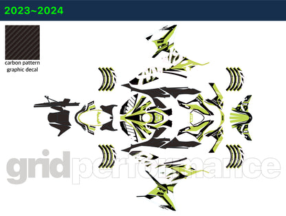 S1000RR Full Graphic Vinyl Decal Kit (4-4.RCM)