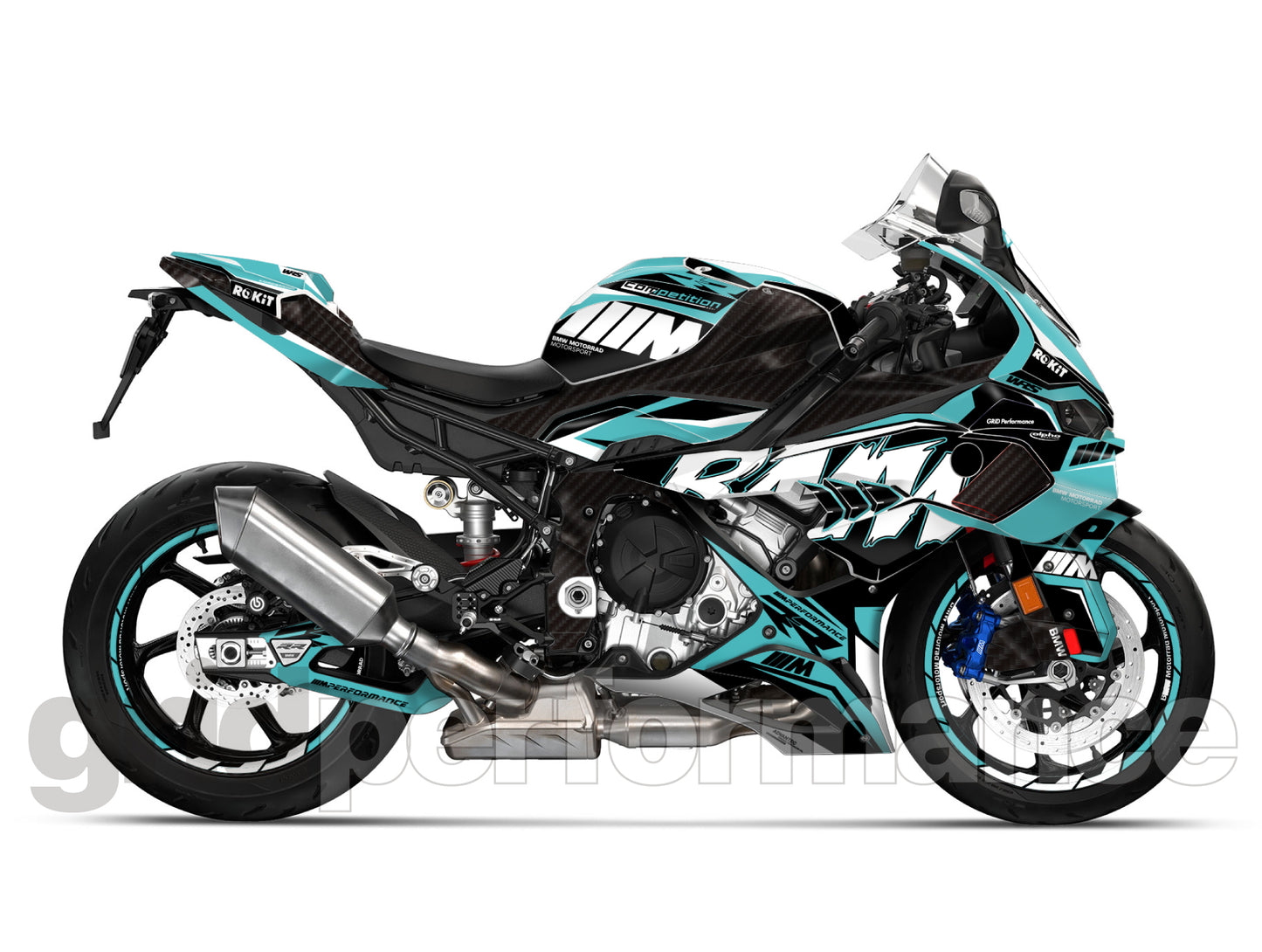S1000RR Full Graphic Vinyl Decal Kit (4-6.RCM)
