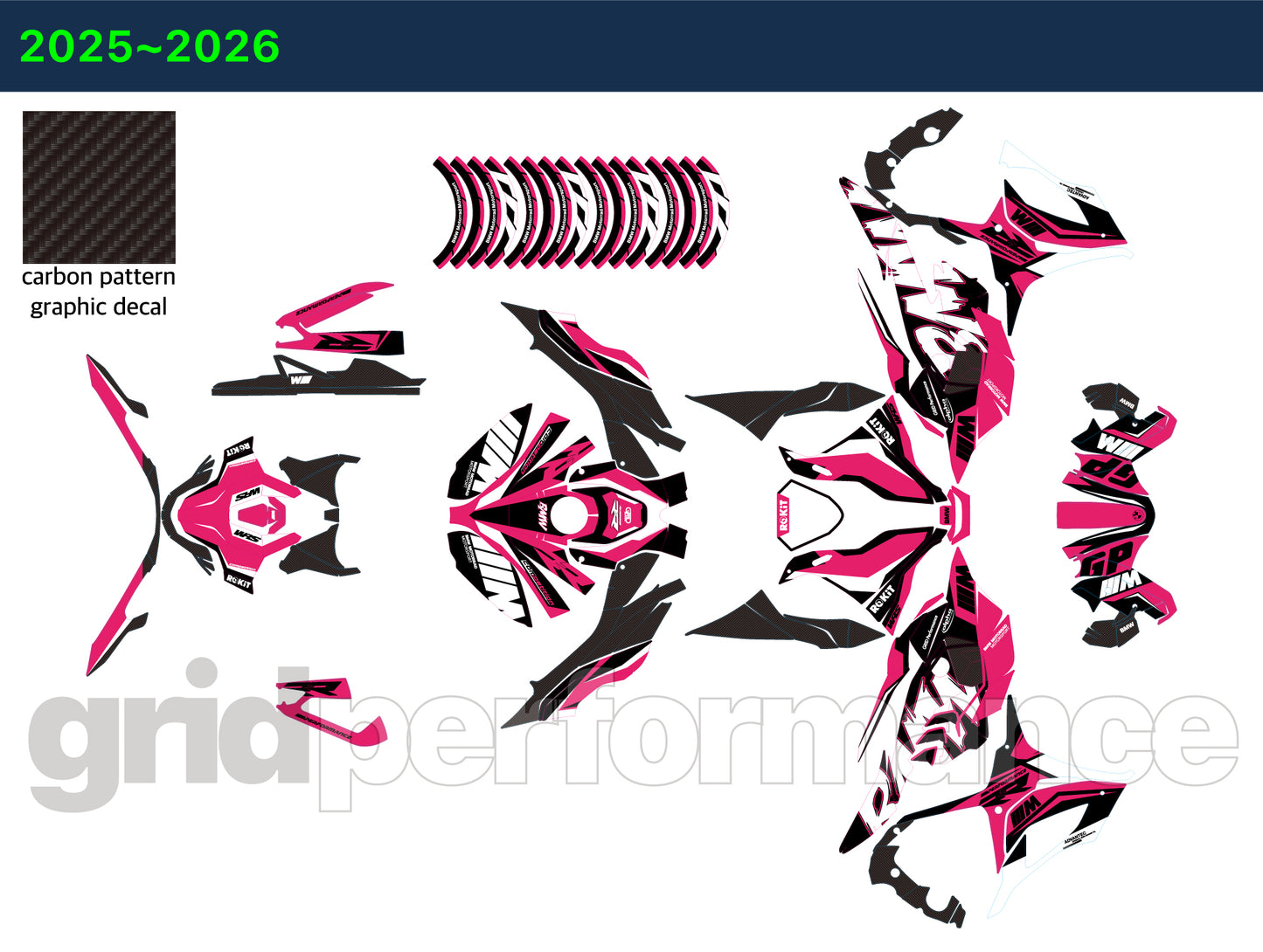 S1000RR Full Graphic Vinyl Decal Kit (4-7.RCM)