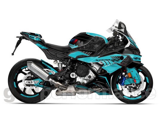 BMW S1000RR Full Graphic Vinyl Decal Kit (5-3.M)