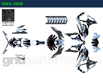 BMW S1000RR Full Graphic Vinyl Decal Kit (5-6.M)