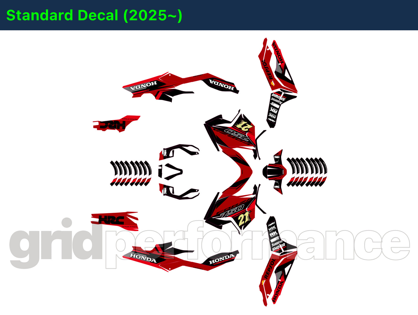 Forza 750 Full Graphic Vinyl Decal Kit (3-6.HRC21)