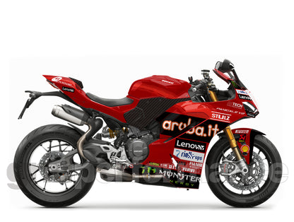 Ducati Panigale V2S  Custom Vinyl Graphic Decal Kit (1-1.SBK RED)