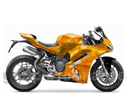Motorcycle Fairing Decal Vinyl Sticker Kit – For Ducati Panigale V2 S Type (2-2.CAMO 63)