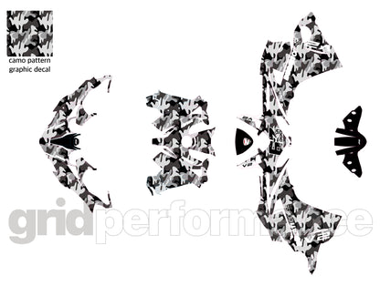 Motorcycle Fairing Decal Vinyl Sticker Kit – For Ducati Panigale V2 S Type (2-3.CAMO 63)