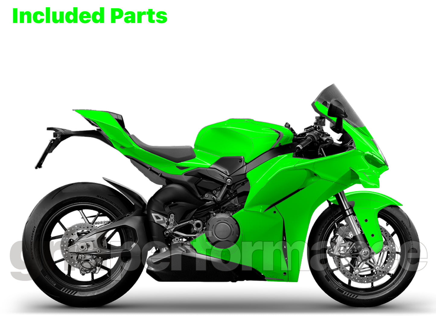Ducati Panigale V4 S Custom Vinyl Graphic Decal Kit (1-2.GP25)