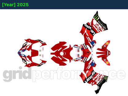 Ducati Panigale V4 S Custom Vinyl Graphic Decal Kit (1-1.GP25)