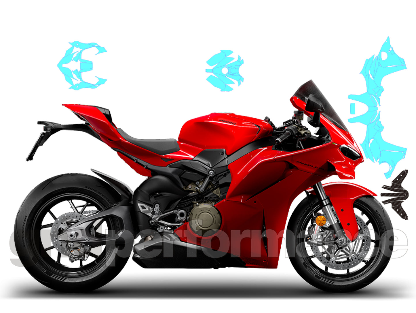 Ducati Panigale V4 S Pre-Cut PPF Protection Film