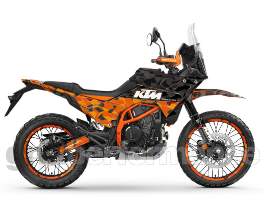 KTM 390 Adventure Graphic Full Decal Vinyl Kit (1-1)