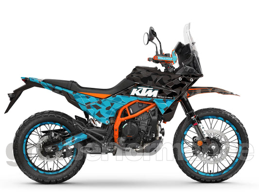 KTM 390 Adventure Graphic Full Decal Vinyl Kit (1-2)
