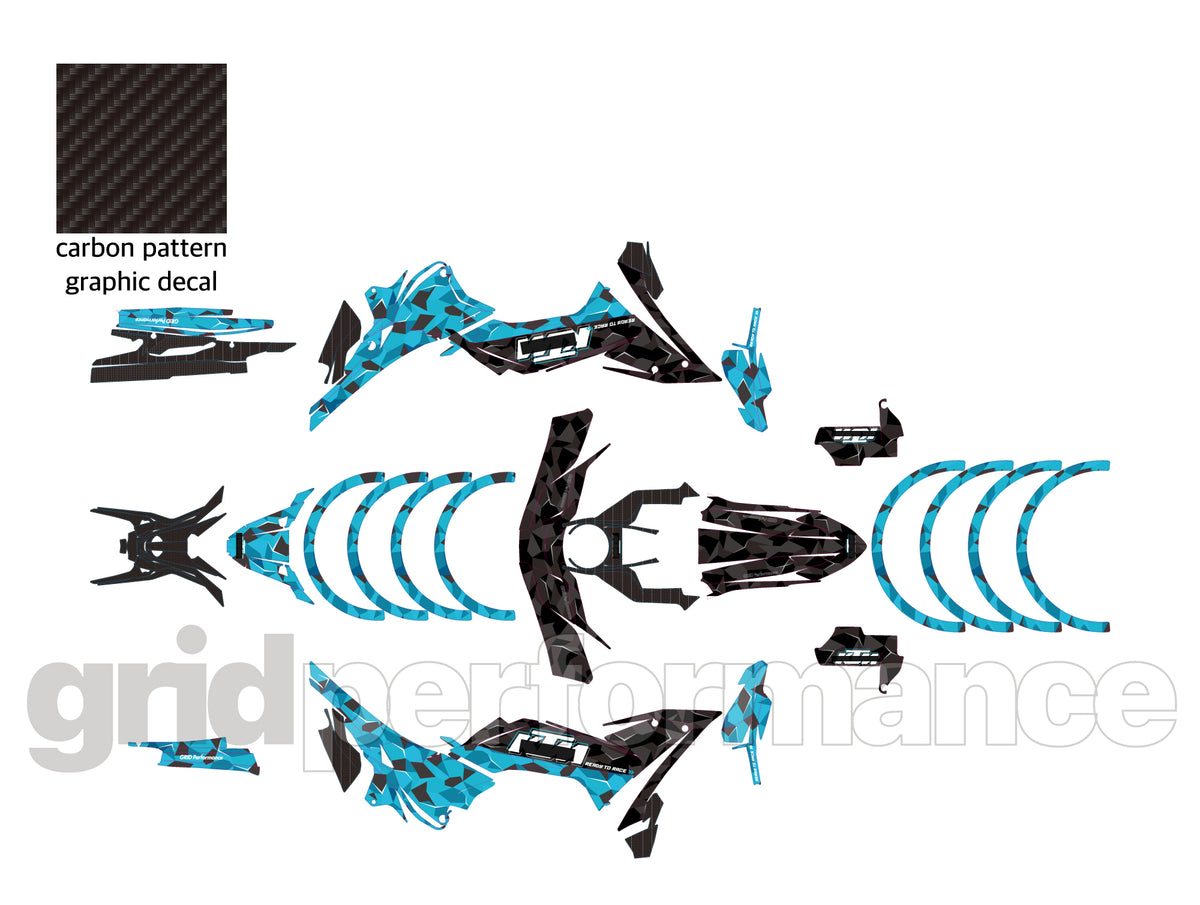 KTM 390 Adventure Graphic Full Decal Vinyl Kit (1-2)