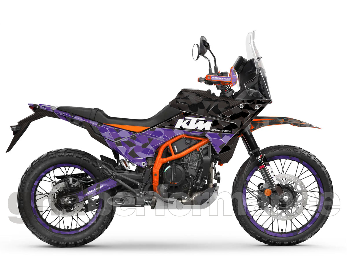 KTM 390 Adventure Graphic Full Decal Vinyl Kit (1-3)