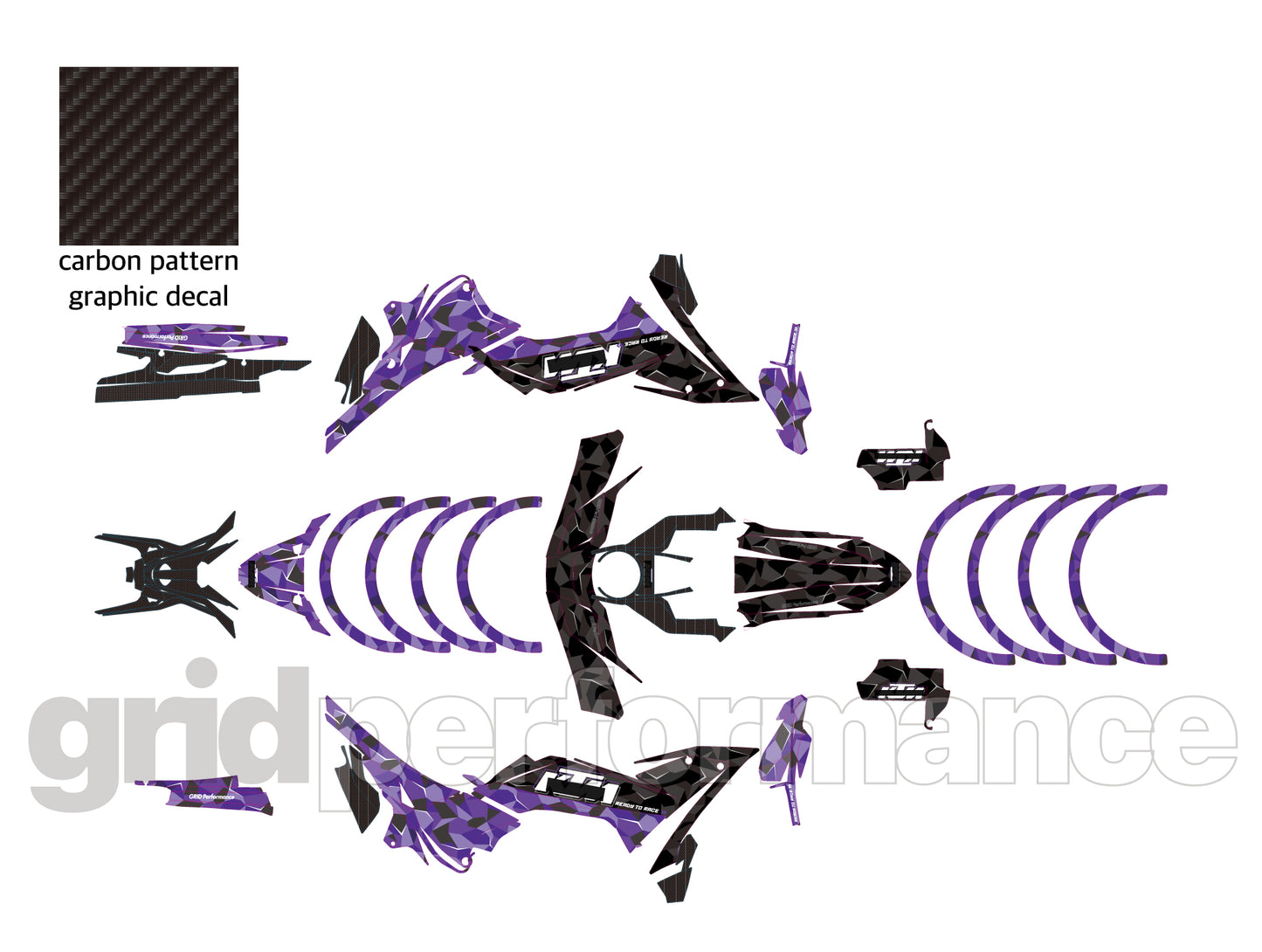 KTM 390 Adventure Graphic Full Decal Vinyl Kit (1-3)