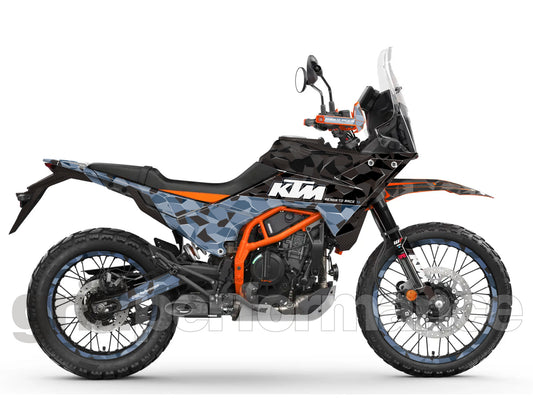 KTM 390 Adventure Graphic Full Decal Vinyl Kit (1-4)