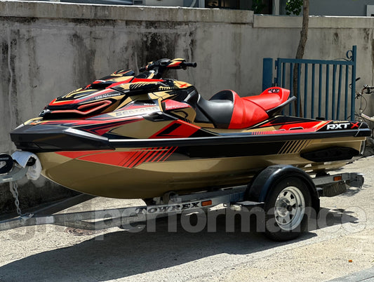 2024~ SEADOO RXT X 325 Graphic Decal Sticker Kit (1.Carbon)