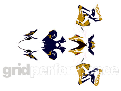 2021 HONDA CBR650R Graphic Decal Sticker Kit (RedBull Gold) (@jr___126)
