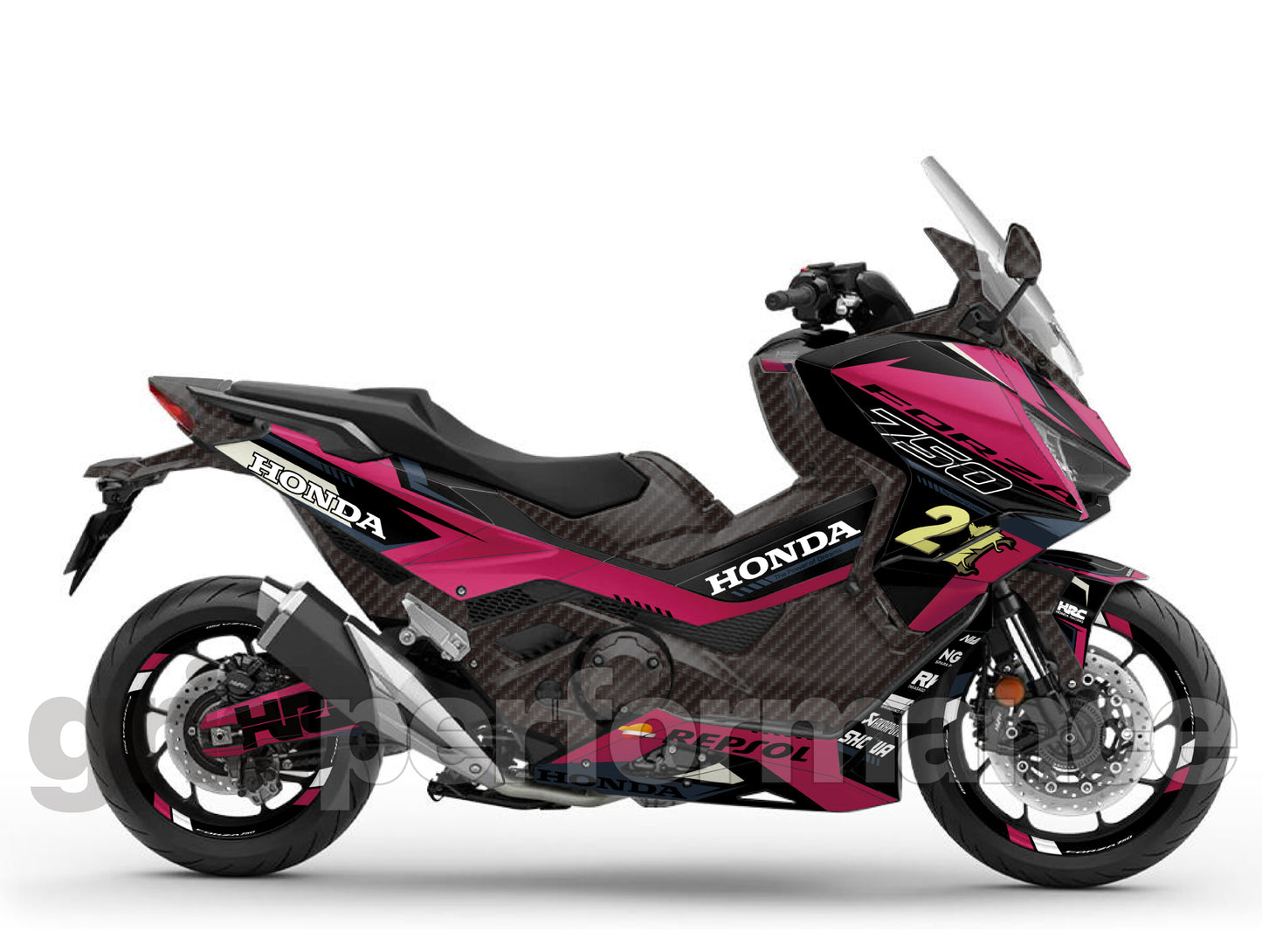 Forza 750 Full Graphic Vinyl Decal Kit (3-2.HRC21)